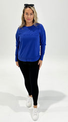 Foxwood Simplified Crew Dazzling Blue