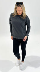 Foxwood Simplified Crew Charcoal
