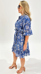 Talisman Echo Dress Blue Blossom
