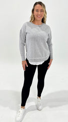 Foxwood Signature Crew Grey Marle