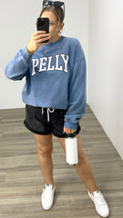 Ena Pelly EP Varsity Sweatshirt Indigo