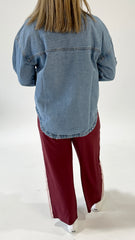 AAE Dale Shacket Light Blue