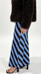 Betty Basics Bec Bias Skirt Choc Blue