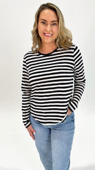 Elm Riviera Long Sleeve Tee Navy