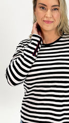 Elm Riviera Long Sleeve Tee Navy