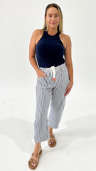 Carter Barrel Jean Blue Stripe