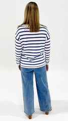 Betty Basics Bradford Knit Top Nautical