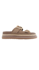 Billini Alder Slide Fawn Suede