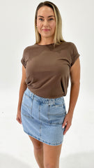 Foxwood Manly Tee Chocolate