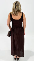 AAE Essential Maxi Dress Brown