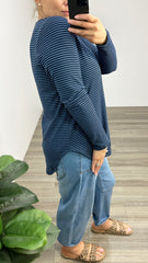 Betty Basics Megan L/s Blue Stripe