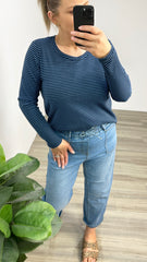 Betty Basics Megan L/s Blue Stripe