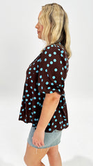 Mya Polka Dot Blouse