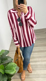 Fate + Becker Madeira Shirt Candy Stripe