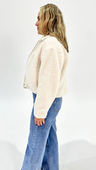 Sass Jazz Cropped Jacket Cream