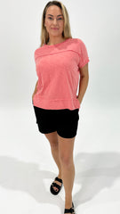Foxwood Allison Tee Rose