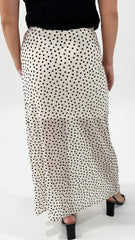 Sass Rachel Spot Mesh Skirt