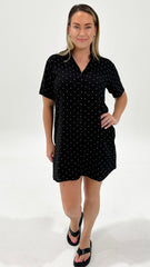 Sass Lizzie Spot Shirt Dress