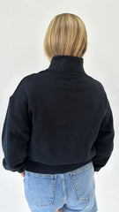 Foxwood College Zip Crew Black