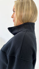 Foxwood College Zip Crew Black