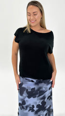 Charlie Knit Top Black