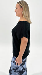 Charlie Knit Top Black