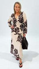 Reya Floral Midi Dress
