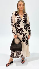 Reya Floral Midi Dress
