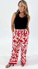 Staple Serata Drawstring Pant Red
