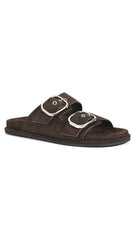 Billini Rebeca Slide Dark Cacao Suede