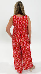 Betty Basics Copacabana Shell Top Sardinia Geo Print