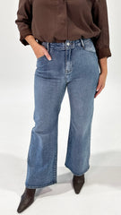 Menzel Stretch Straight Jean Mid Blue