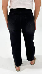 Belinda Stretch Slim Barrel Black