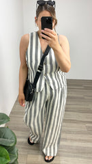 Sass Nevada Vest Stripe