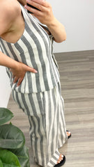 Sass Nevada Pant Stripe