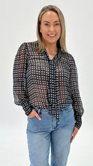 Kiko Check Blouse