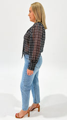 Kiko Check Blouse