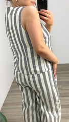 Sass Nevada Pant Stripe