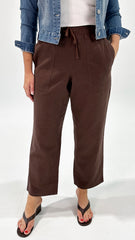 Betty Basics Quinn Cotton Jogger Choc