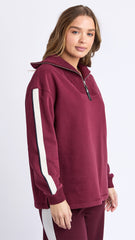 Foxwood Knit Collar Crew Port