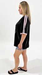 Cowboy Surf Club Tee Black Acid