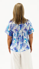 Iris Cotton Blend Top