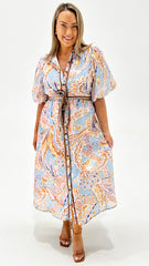 Vettel Cotton Blend Shirt Dress