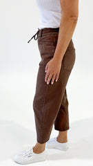 Leo Barrel Jeans Chocolate