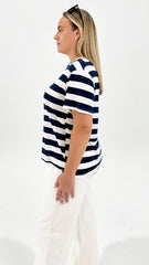 Greta Stripe Tee