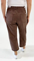 Leo Barrel Jeans Chocolate