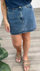Bay Denim Mini Skirt