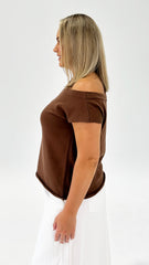 Florence Linda Knit Chocolate