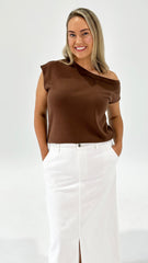 Florence Linda Knit Chocolate