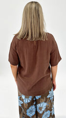 Florence Harrie Top Chocolate